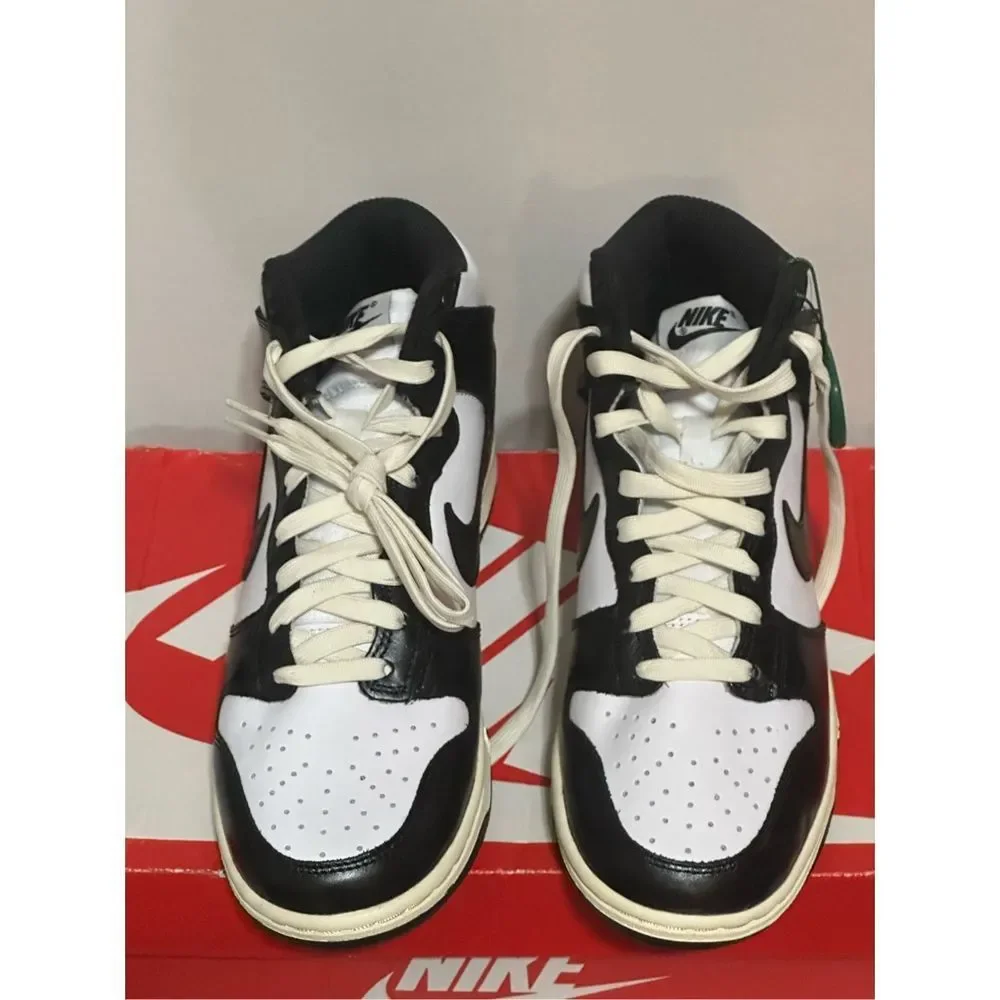 Nike Women's Dunk High Vintage Black Coconut Milk DQ8581-100 Size 7.5 - Picture 6 of 16
